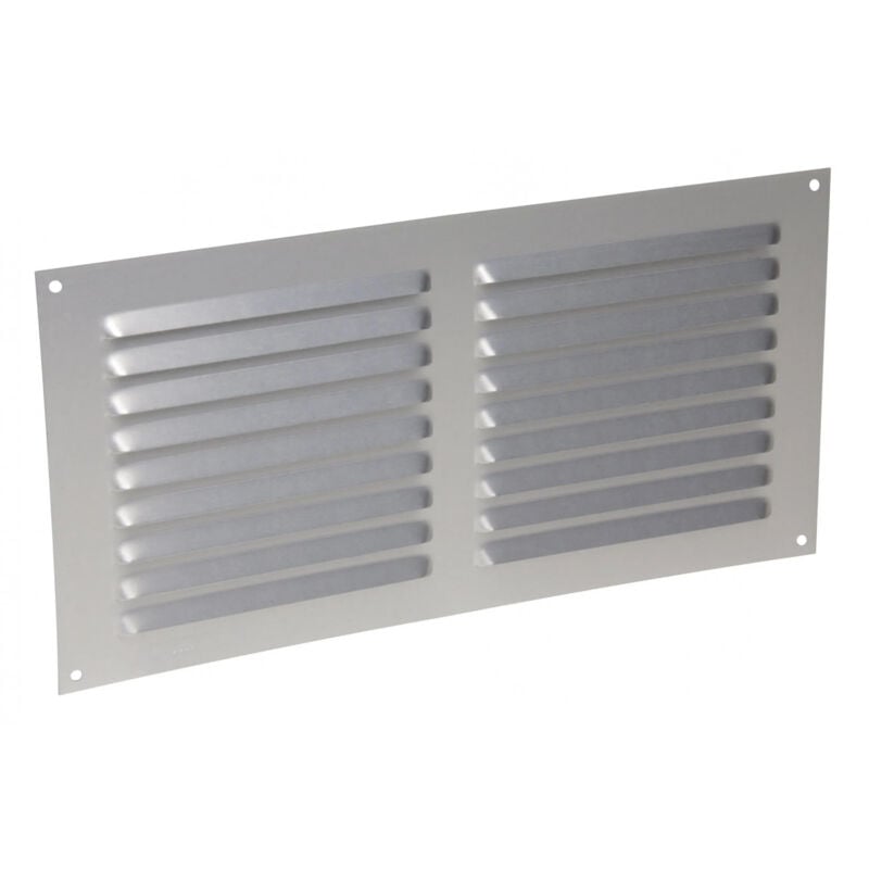 

Nicoll - Aluminio anodizado gris con mosquitera: horizontal rectangular 15X30