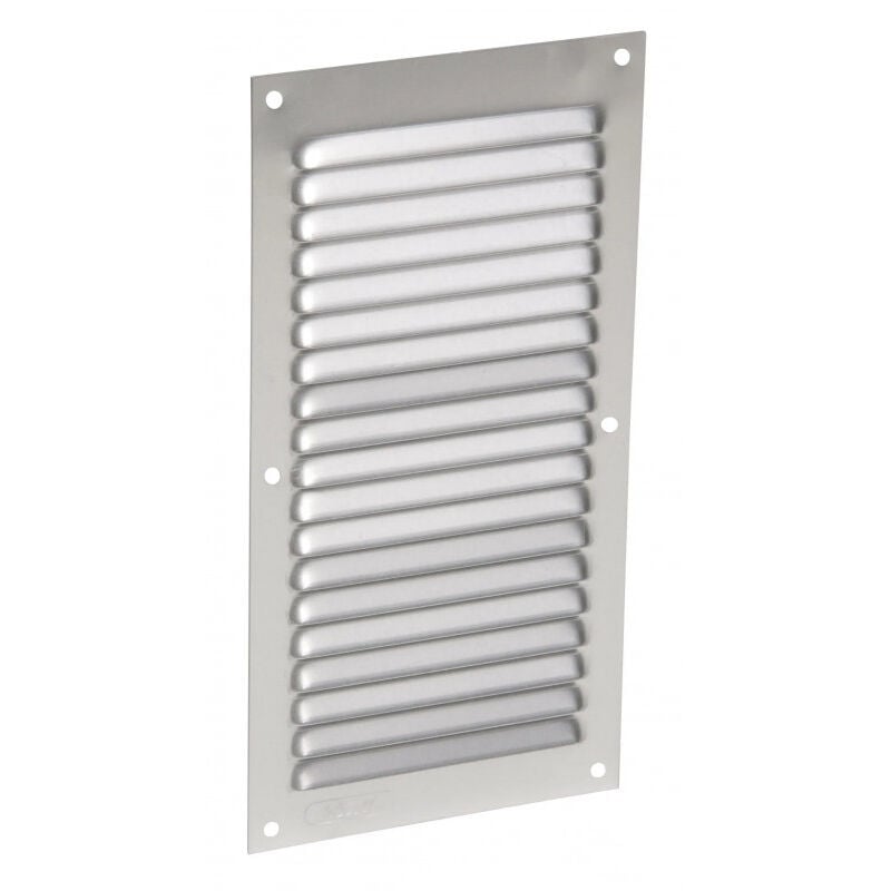 

Nicoll - Aluminio anodizado gris con mosquitera: vertical rectangular 20X10