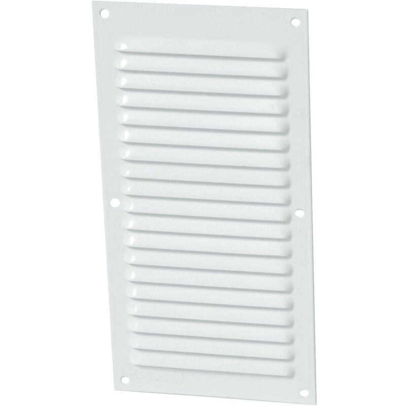 Aluminio lacado blanco con mosquitera: Rectangular vertical 30x15 Nicoll