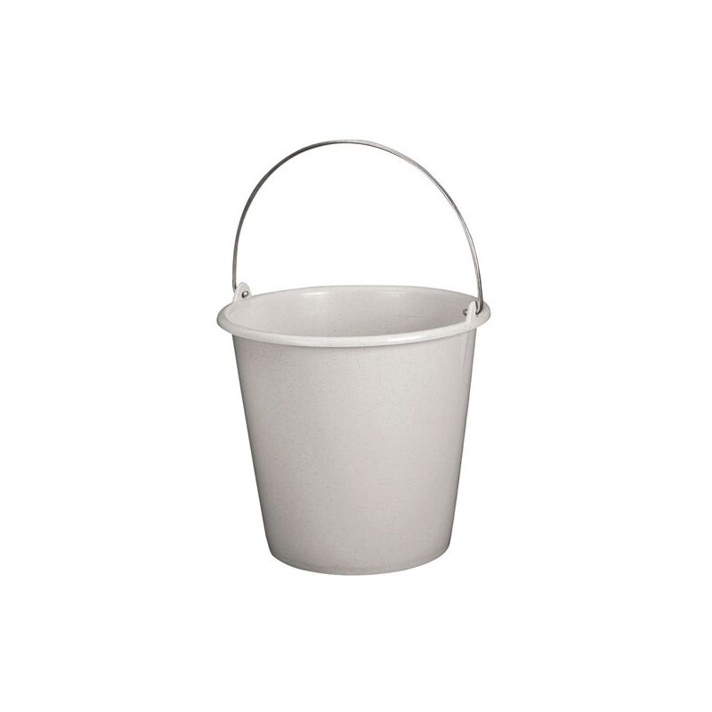 

Aluminio Y Plástico  Cubo 5 L Gris De Lunares  S5