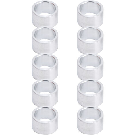 Aluminium-Abstandshalter, Konstruktionsbeschläge – 10 mm Dicke, 8 mm Innendurchmesser – 10 Stück