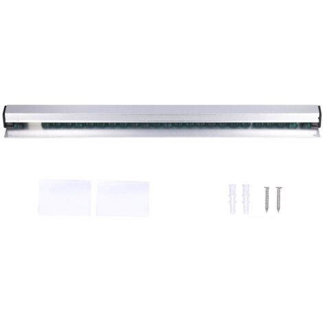 Aluminium Alloy Ticket Rack Wall Mounted Slide Check Rack Kitchen Order Holder Rack for RestaurantLength 45cm / 17.7in