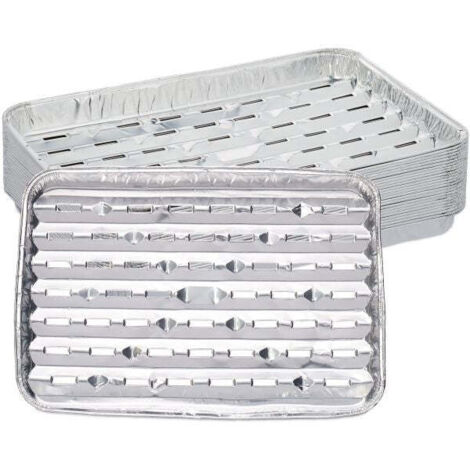 Aluminium barbecue trays set of 25