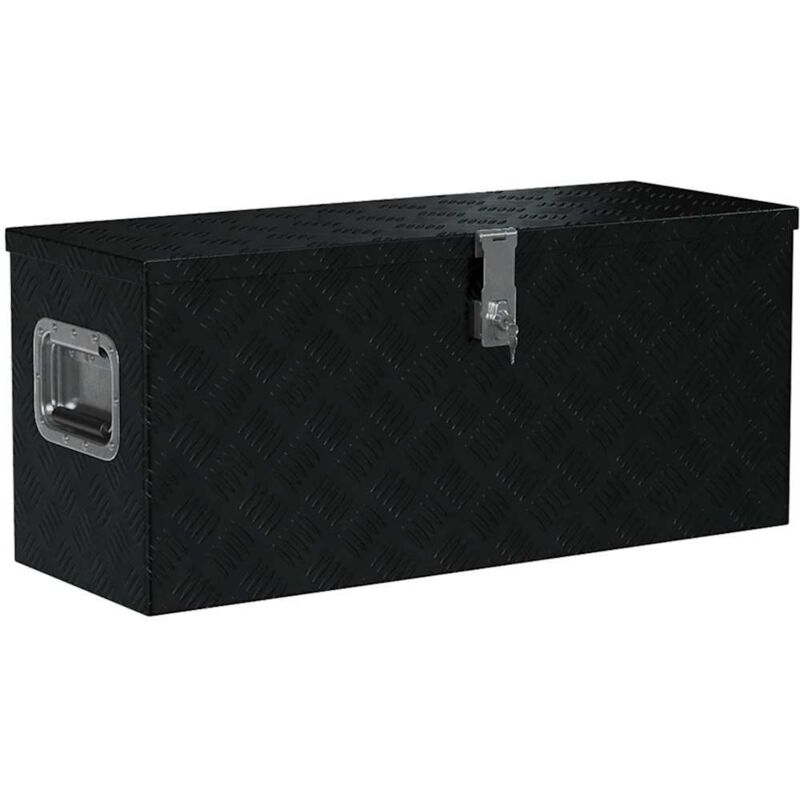 Vidaxl - Aluminium Box 80x30x35 cm Black