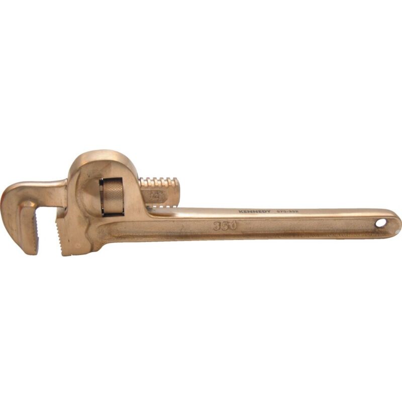 350MM Spark Resistant H/Duty Pipe Wrench Al-Br - Kennedy-pro