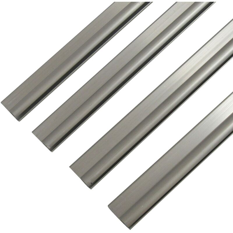 Securefix Direct - Aluminium Caravan Awning Rail Strip x4 400MM (c Channel Campervan Motorhome)