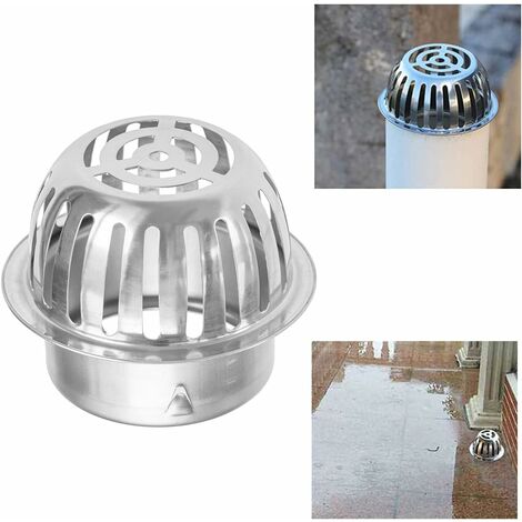 READCLY longziming Dachrinnensiebe aus Aluminium, Dachrinnenschutz, rostfreie Dachrinnensiebe, wasserdicht, helfen, den Abfluss frei zu halten – für Dachrinnen-Fallrohr