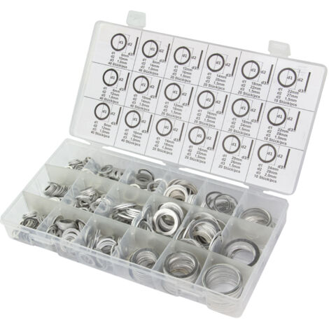 Aluminium Dichtungsringe 450tlg.