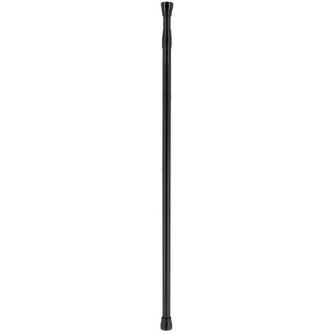 Aluminium-duschstange 70-120 cm - mattschwarz - Tendance