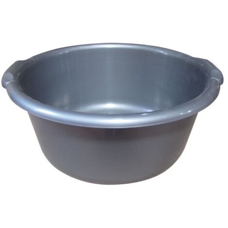 ALUMINIUM ET PLASTIQ - Bassine ronde ø42cm 14l silver