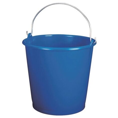 ALUMINIUM ET PLASTIQ - Seau ménage 12L gradué bleu