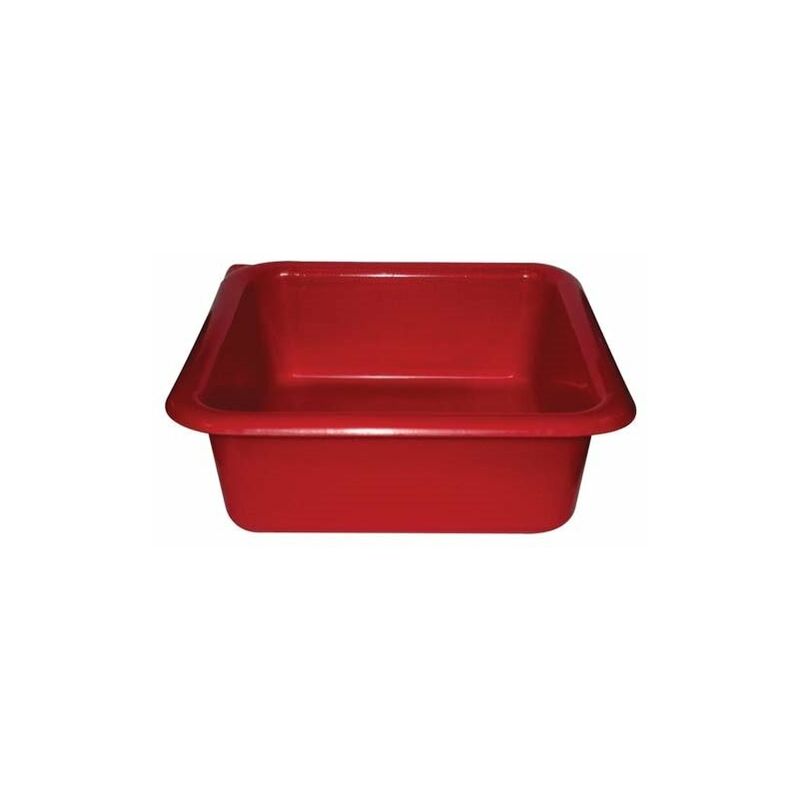 

Aluminium Et Plastique Cc29 R - Palangana Cuadrada (Capacidad 5,5 L), Color Rojo