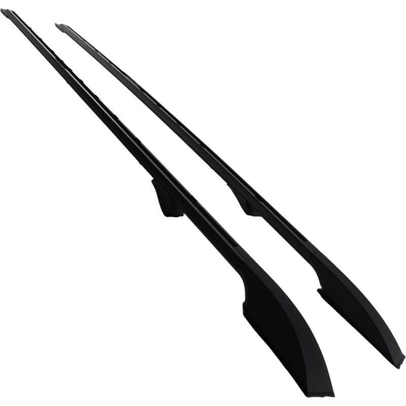 Aluminium Extended Roof Rail Bars Black For Land Rover Discovery 3/4 2004-2018