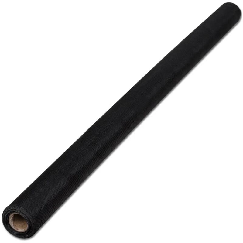 Fliegengitter Fiberglas 100x1000 Cm Schwarz Vidaxl