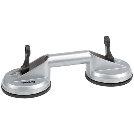 Aluminium-Glashalter 2x115 mm 05312 VOREL