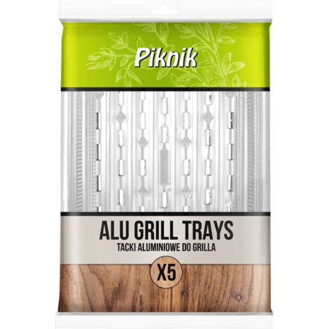 Aluminium-Grillplatte, 5-teilig, Picknick