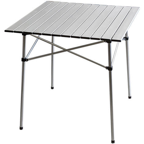 Aluminium Campingtisch 80x60x69cm tragbar Balkontisch Picknicktisch Klapptisch 