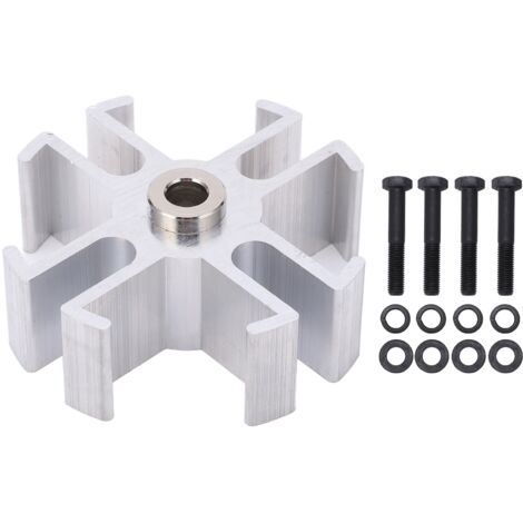 Aluminium-Kühlerlüfter-Abstandshalter-Kit – 1 Zoll – Kompatibel mit kurzen/langen Wasserpumpen für GM Chevy SBC/BBC-Motoren