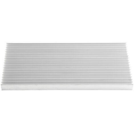 Aluminium-Kühlkörper 300 x 140 x 20 mm für Hochleistungs-LED-Beleuchtung (1 Stück).