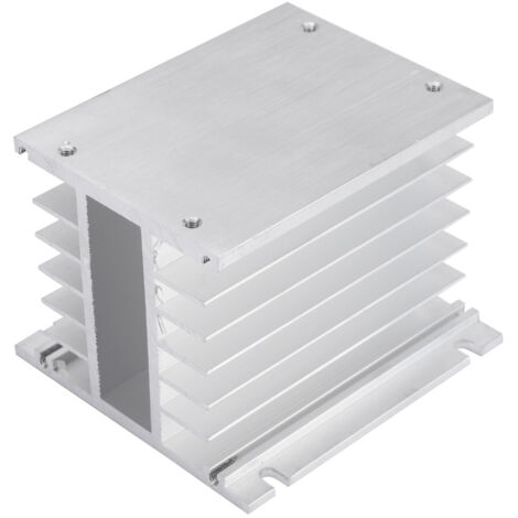 Aluminium-Kühlkörper für dreiphasige SSR-Relais, effiziente Kühlung