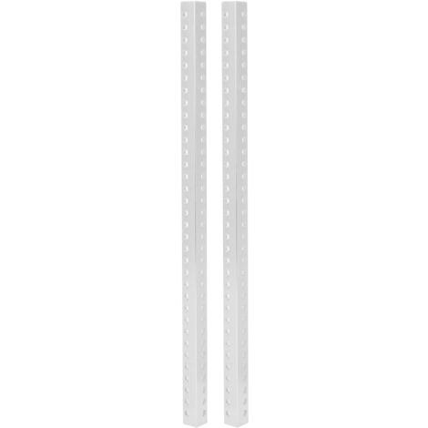 Aluminium-L-Träger – 2 Stück, 34 Löcher, 12 x 12 mm – Zubehör für Robotik