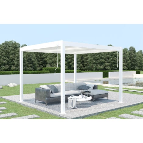 CAZEBOO Aluminium Lamellendach SANTA 5x3m Anthrazitgrau