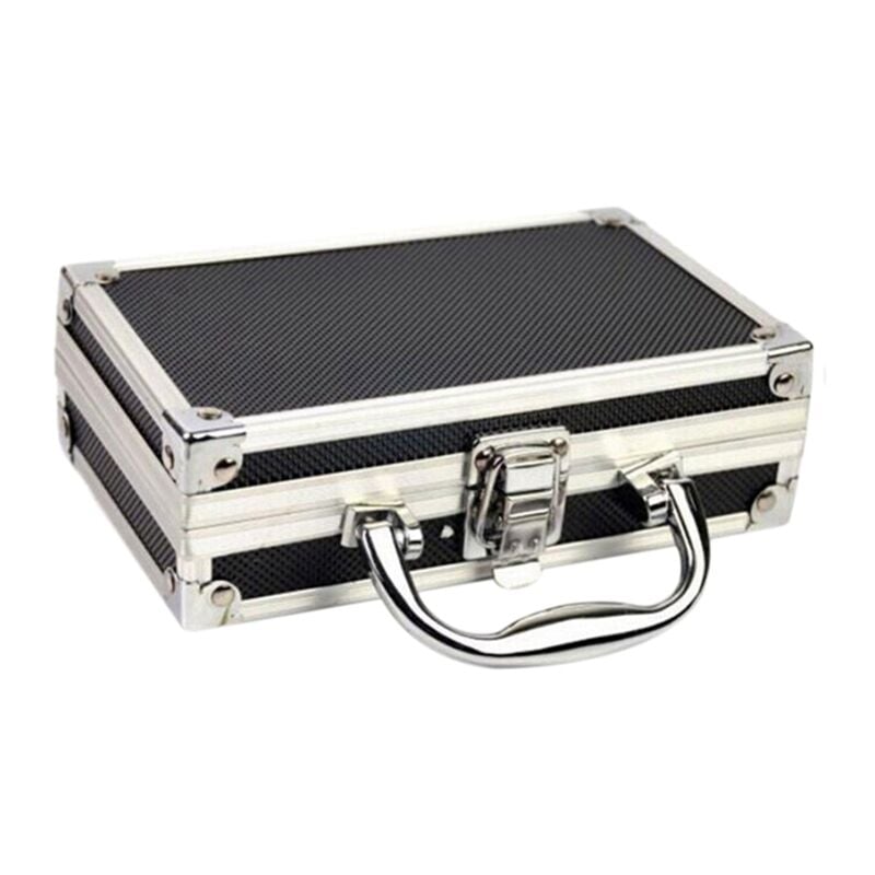 Image of Aluminium Legierung Toolbox Zubehör Lagerung Box Praktische Koffer Tragbare Griff Kleine