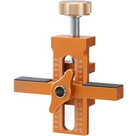 Aluminium-Legierung Türschranktür-Positionierer mit 7 bis 40 mm Klemmstärke, Holzbearbeitungs-Nivellierer für Küche, Badezimmer