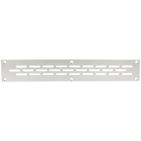 Aluminium Lochblech 250x40mm F1 Lüftungsgitter Lochung 20x3mm silber eloxiert