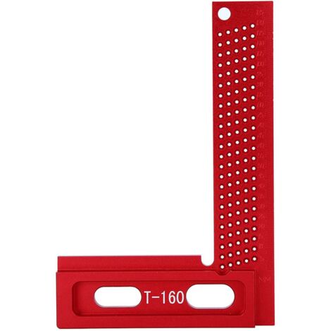Aluminium-Markierungslineal mit Messloch – T160 – 160 mm für Holzkonstruktionen