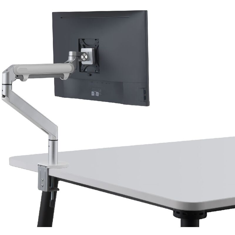 Aluminium Monitor Schwenkarm Halter Tisch Halterung Bildschirm VESA Norm