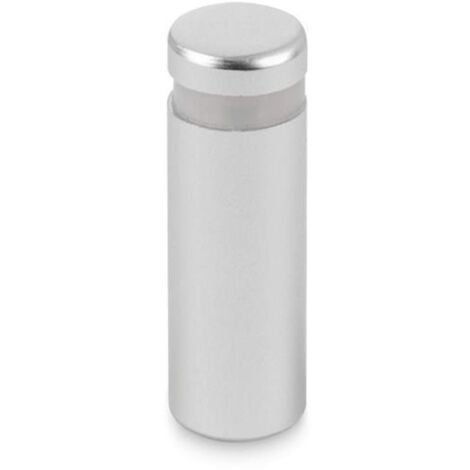 Aluminium-Montagehalterung (Abstandshalter) – 13 x 19 mm, matt silber