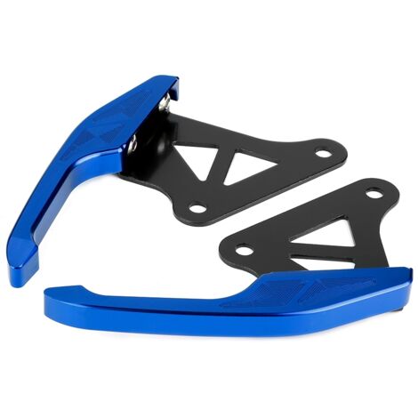 Aluminium-Motorrad-Sattelgriff-Set – Blau