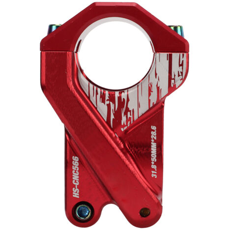 Aluminium-Mountainbike-Vorbau 31,8 x 50 mm, kurzer Lenkervorbau für Fahrradzubehör