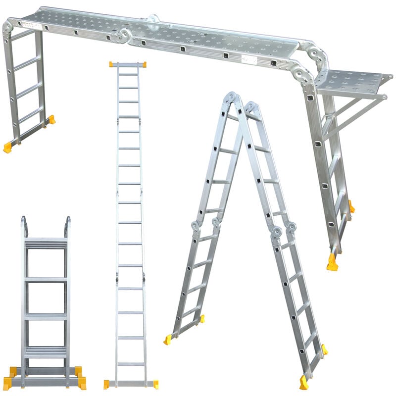 Abbey Ladders - Aluminium Multipurpose Ladder 4.4m