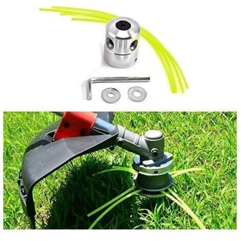 Aluminium Nylon Cut Fil Bobine Tête de debroussailleuse universelle (avec 4 fils)