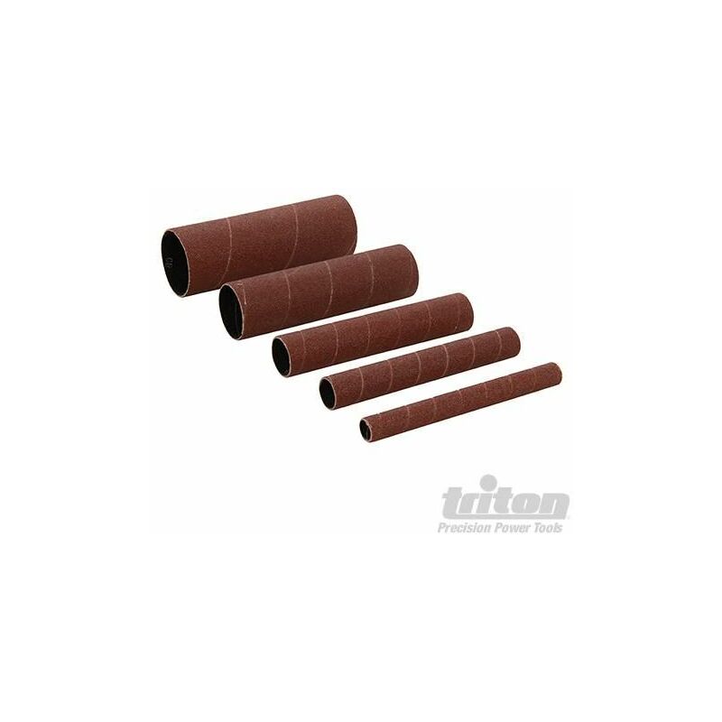 Aluminium Oxide Sanding Sleeves 5pce TTSS80G5PK 80G 499195 - Triton