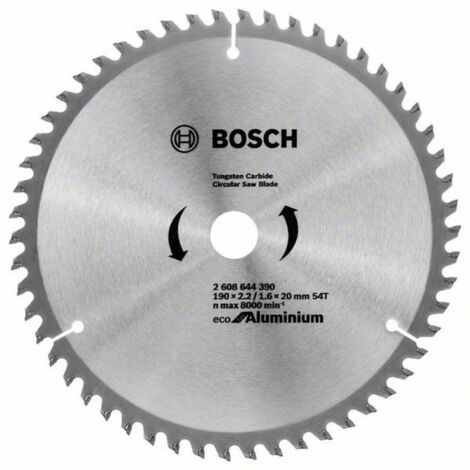ALUMINIUM PIZE 190x20mm 54-TOOTH ECO