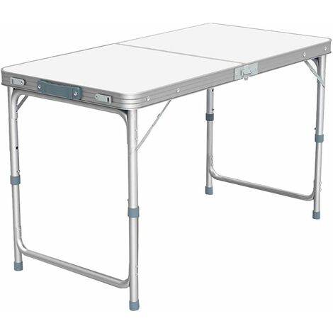 Aluminium Portable Trestle Camping Picnic Dining Folding Table Outdoor (1.2M Table)