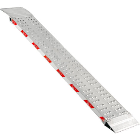 Aluminium -Rampe ohne Last - 250 cm.