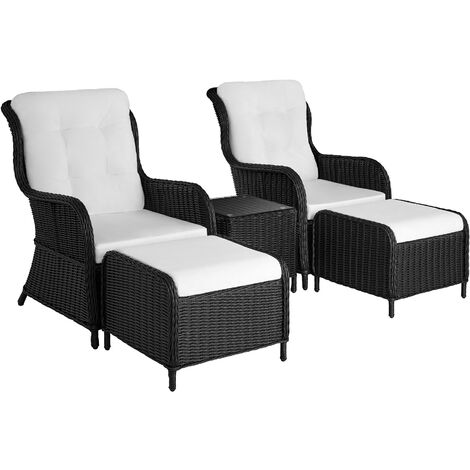 Aluminium Rattan Sitzgruppe Benissa - Gartenlounge, Terrassenmöbel, Rattan Lounge