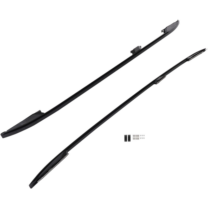 Aluminium Roof Rails Rack Side Bars Black For Range Rover Vogue L405 2013-2021