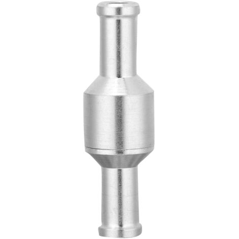 Aluminium-Rückschlagventil für die Inline-Einführung - Dieselkraftstoff, Gas, Flüssigkeiten, Luft, Einwegventil (8 mm)