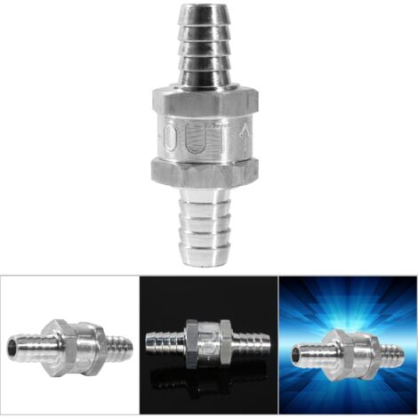 Aluminium-Rückschlagventil für Kraftstoff, 6/10/12 mm (wählbar)