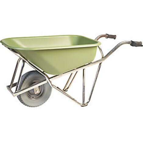 ALUMINIUM-SCHUBKARRE 90L MATADOR PROFIMAX - PANNENSICHERES RAD EXTRA GROSS - 18449