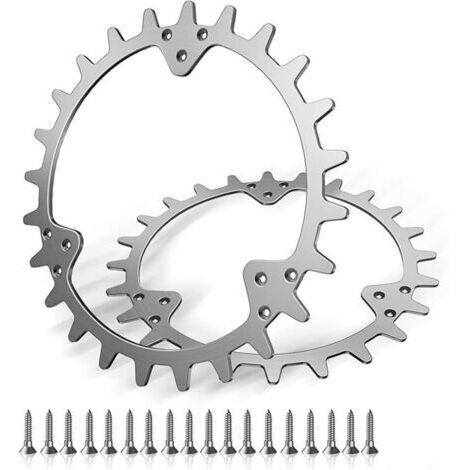 Aluminium Spikes de la Traction Convient pour Husqvarna Automowerr330、440、420、435XAWD、430x、450x、435X、550avec ébavurage et Gazon pointutaille de Roue 252 mm pour Accessoires Roues Hors Roue