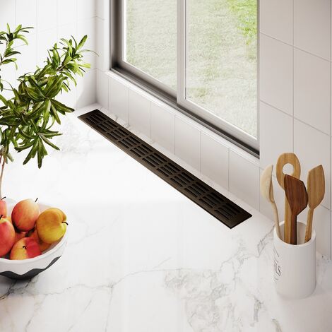 Aluminium Stegblech 60mm x 200mm Braun eloxiert C4 Lüftungsgitter Heizungsdeckel Lüftung