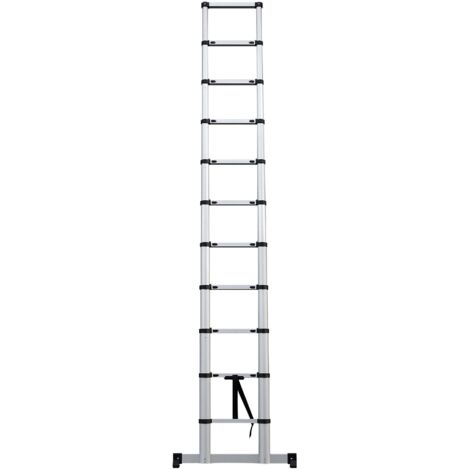 Aluminium Teleskopleiter 11-Stufig 3,30 m