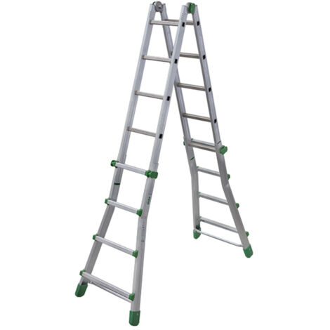 Aluminium-Teleskopleiter FACAL 4x5 Arbeitshöhe max. 5,5 m ALU PRO BK3A