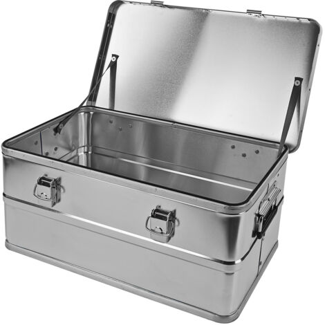 Aluminium Transport Box Werkzeugkiste 45L mit 2 Griffen Aufbewahrungskiste